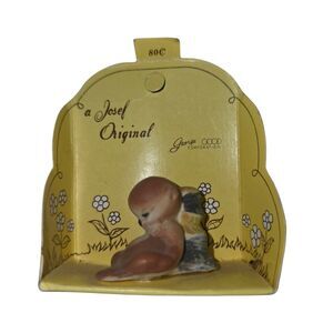 A Josef Orginal George Good Vintage Deadstock Nib Sea Otter Figurine